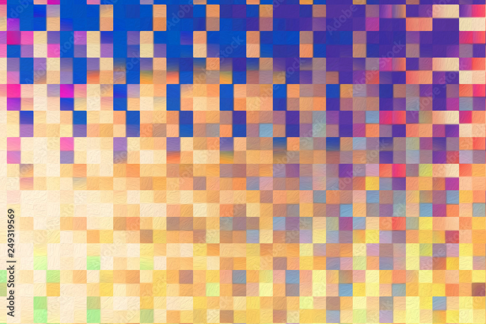 Abstract square blocks shapes gradient pattern background Abstract square blocks shapes gradient pattern background