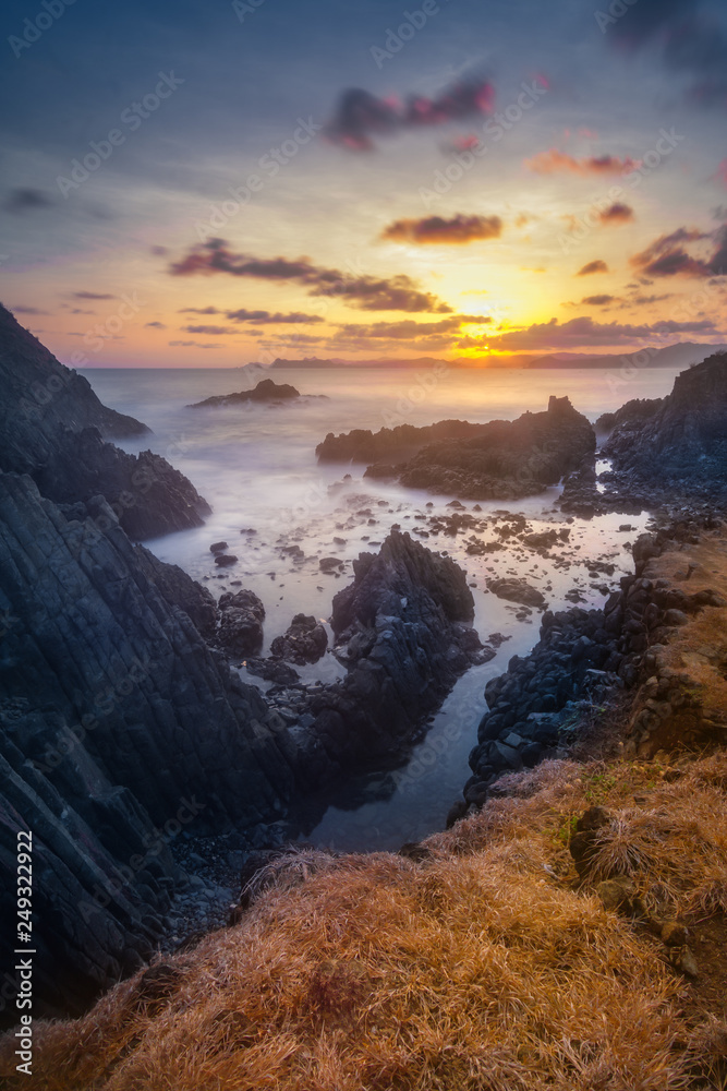 semeti beach sumset