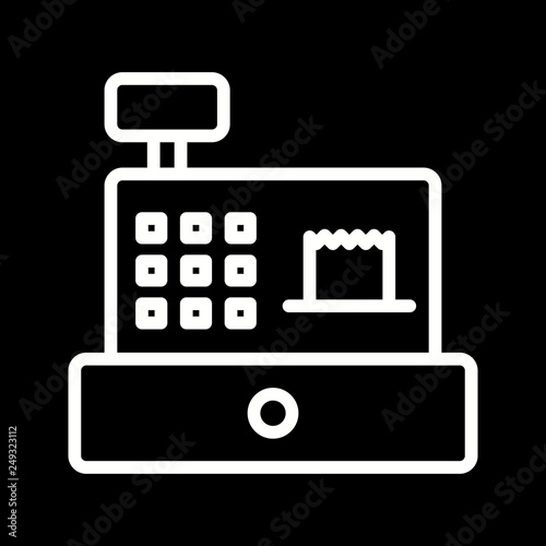 Vector Cash Counter Icon