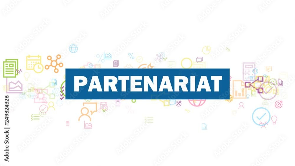Typographie cinétique PARTENARIAT