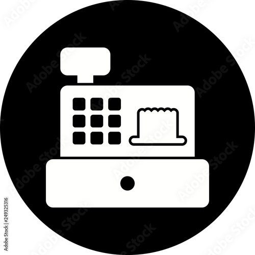Vector Cash Counter Icon