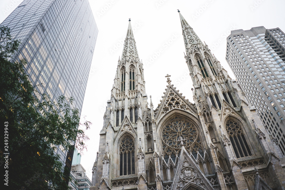 St Patrick's Cathedral in New York. St Patrick's Cathedral in New York.