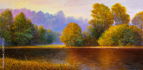 Oil painting landscape