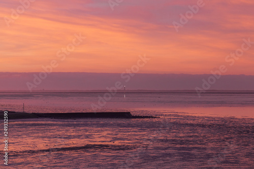 Sonnenuntergang an der Nordsee