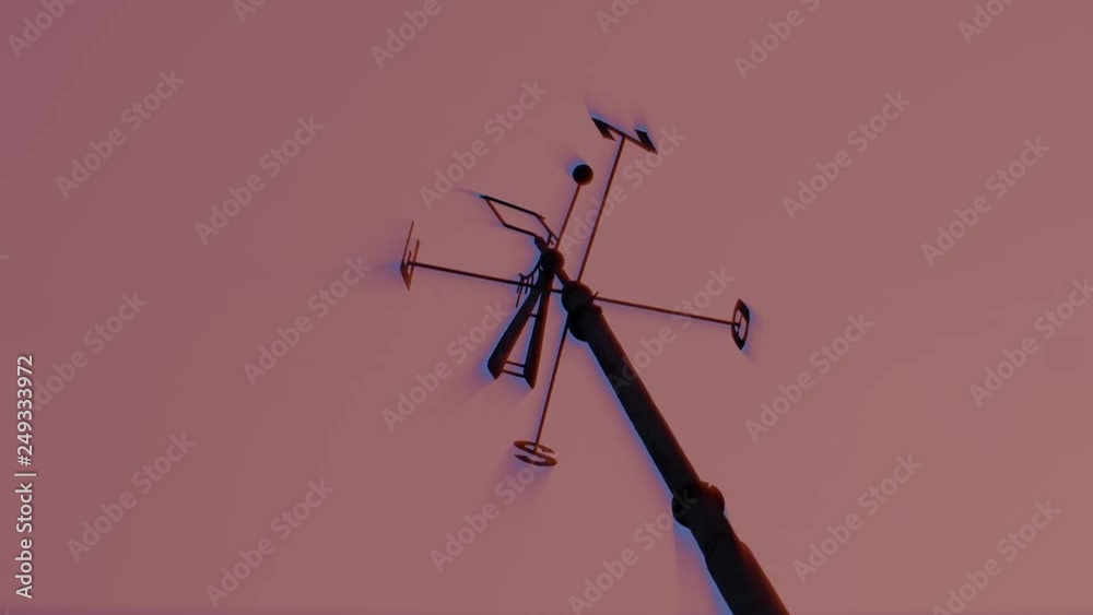 Cardinal direction pointer sign against blue sky in Lisbon, Portugal - North, South, East, West and their initials N, E, S, and O cut from metal duotone effect