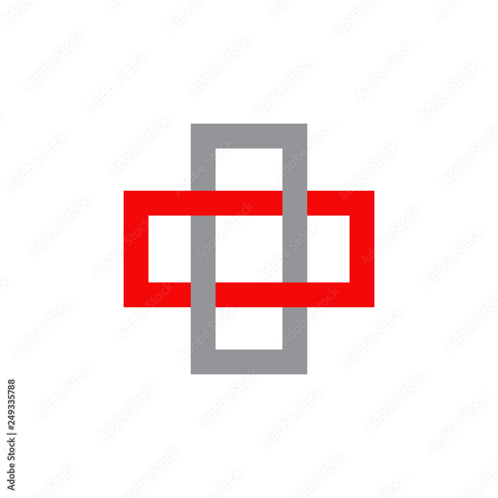 Medical logo design vector template with cross icon Medical logo design vector template with cross icon