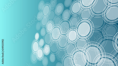 Many dots chaos, infographics layout conception