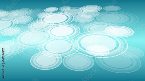 Blank vector circles layout conception