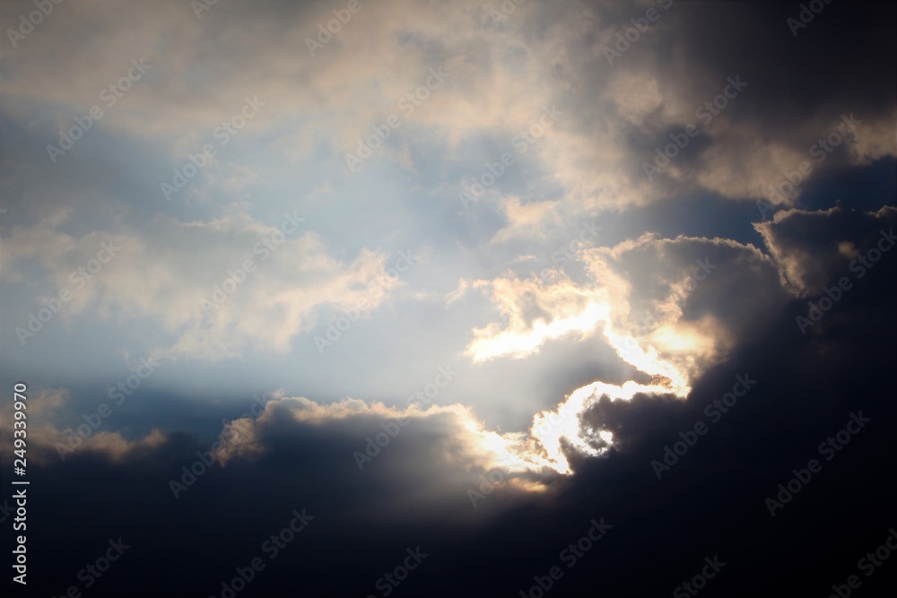 Obraz premium Naturwunder - Firefox im Himmel