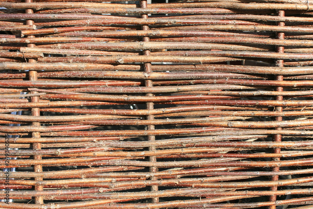 Hintergrund Weidenzaun Hintergrund Weidenzaun