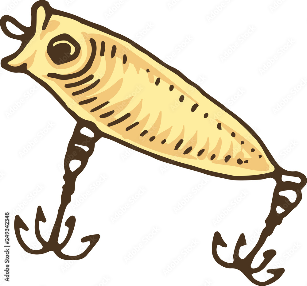 Fishing Lure. Fish Shape Hooks Fishing Lure. Fish Shape Hooks