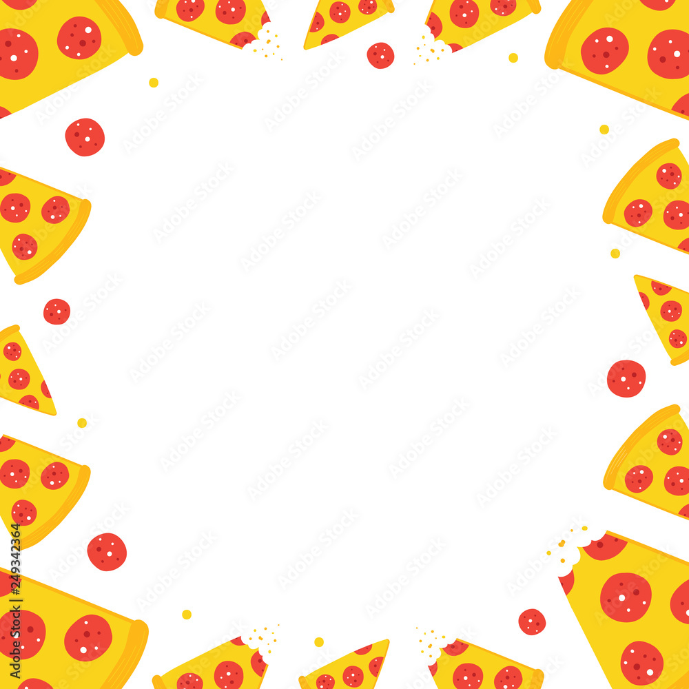 Printable Pizza Page Border vrogue.co
