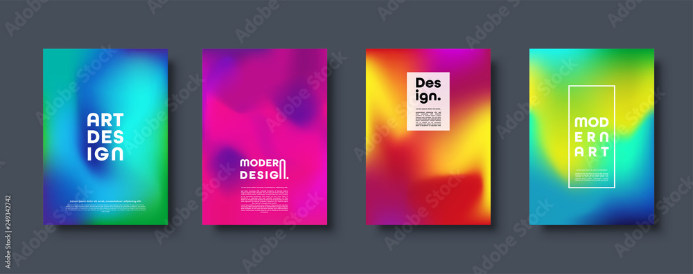 Abstract modern design background. Colorful neon gradient. Dynamic northern lights colors. Eps10 vector. Abstract modern design background. Colorful neon gradient. Dynamic northern lights colors. Eps10 vector.