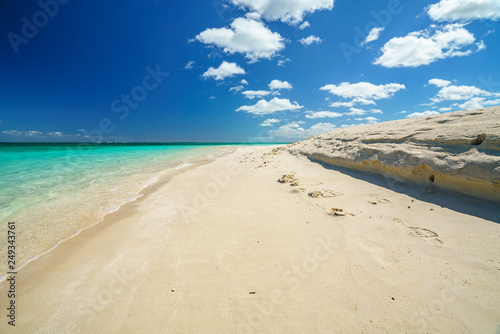 white sand on the beach of turquoise bay, cape range, western australia 12