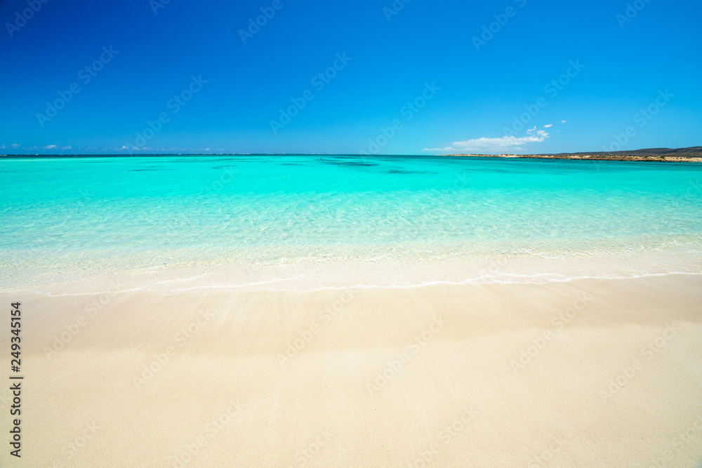white sand on the beach of turquoise bay, cape range, western australia 30