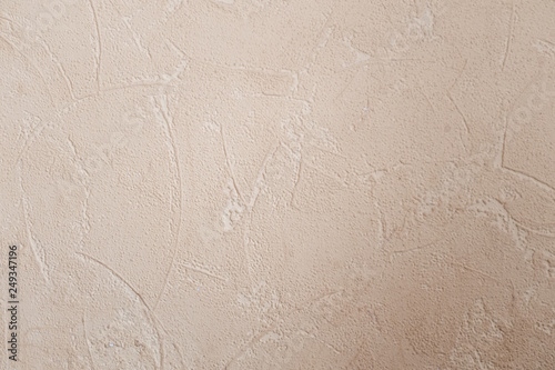 Textures wall finish in the plaster work