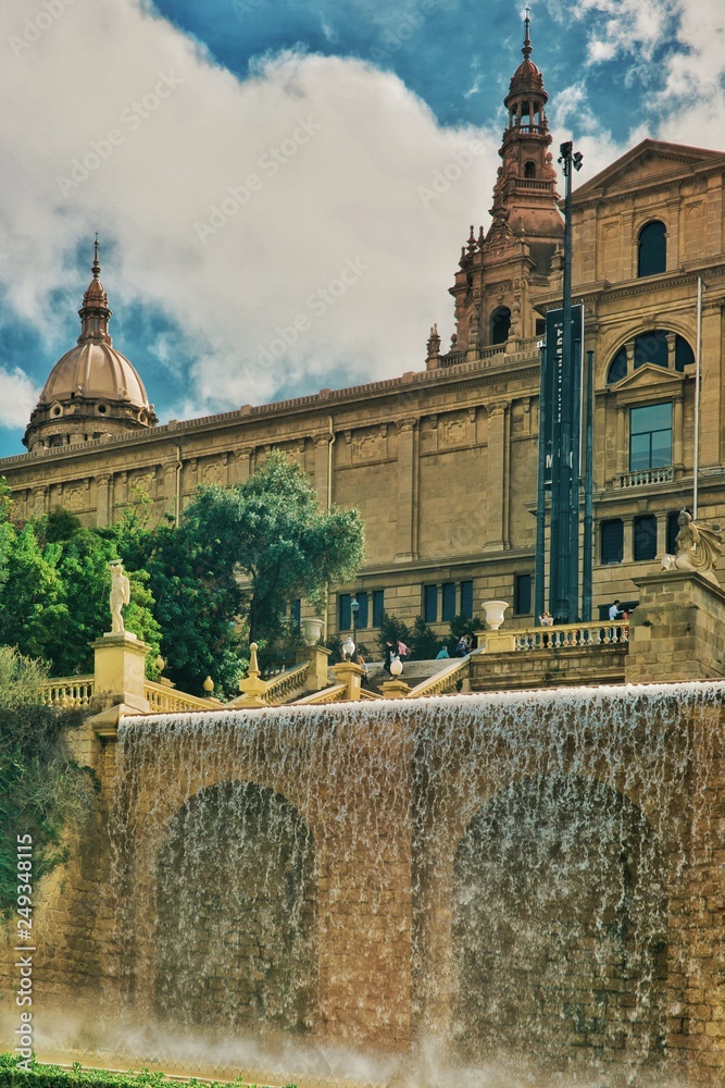The museum of Catalan art in Barcelona, Spain.