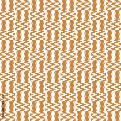 Gold and White Kente Cloth Seamless Pattern - Beautiful Kente cloth repeating pattern design