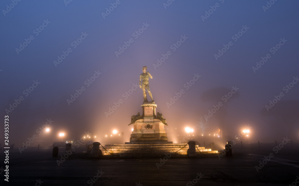 Fototapeta premium David Statue at Piazzale Michelangelo Florence, Italy
