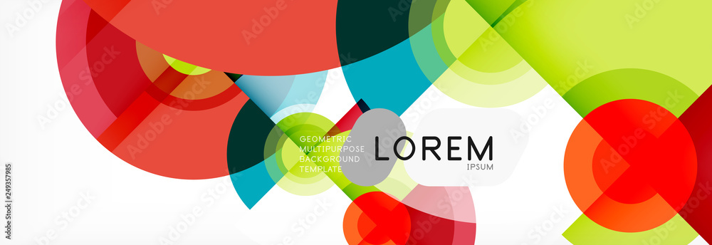 Modern circle background Modern circle background