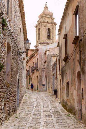 Fototapeta Naklejka Na Ścianę i Meble -  Erice, Trapani, Sicilia, Italia