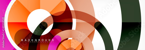 Circular lines design background