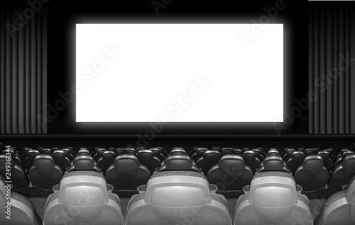 cine pantalla clipart blanco y negro