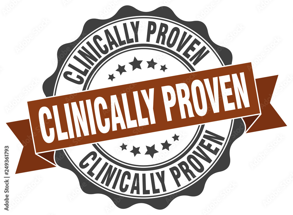 Fototapeta premium clinically proven stamp. sign. seal