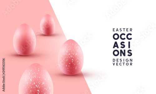 Happy Easter Composition Layout