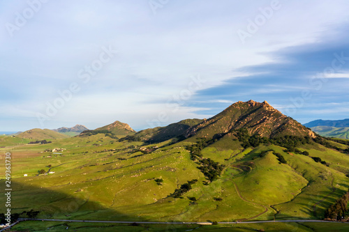 Mountains Covered with Grass