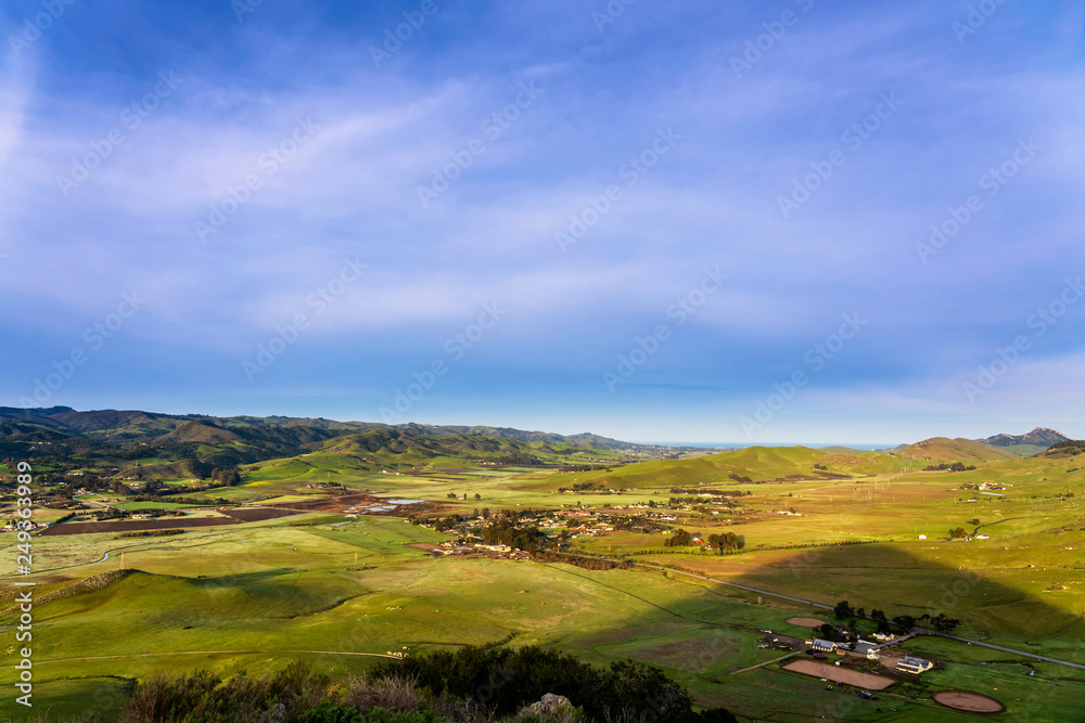 Fields of Grass, pasture,  panorama