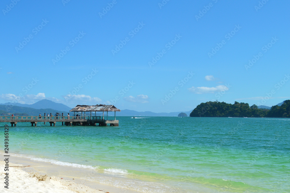 tropical beach in malaysia