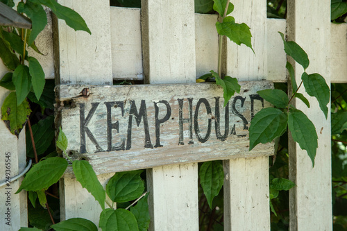 Kerikeri New Zealand. The Kemp House fence