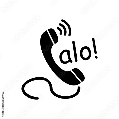 Phone call icon. Vector Illustration. Eps 10