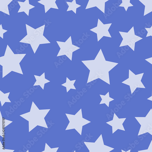 Star seamless background.Christmas seamless background with stars. New Christmas design - Vector