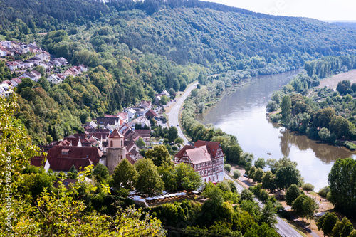 Ausblick auf Homburg Main Spessart Kreis