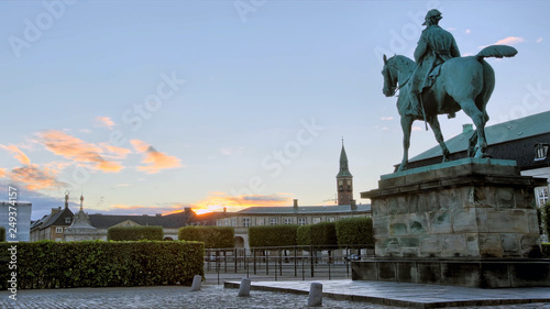 statue of the King Christian IX
