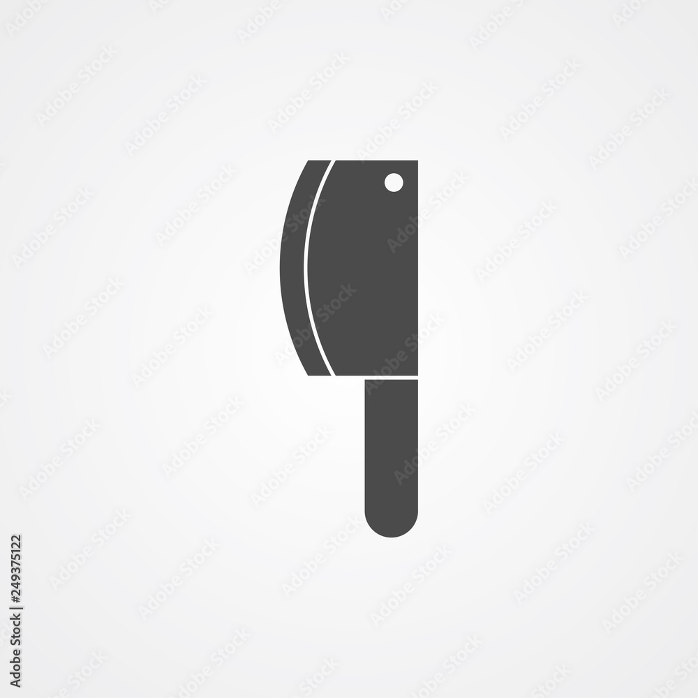 Cleaver vector icon sign symbol Cleaver vector icon sign symbol