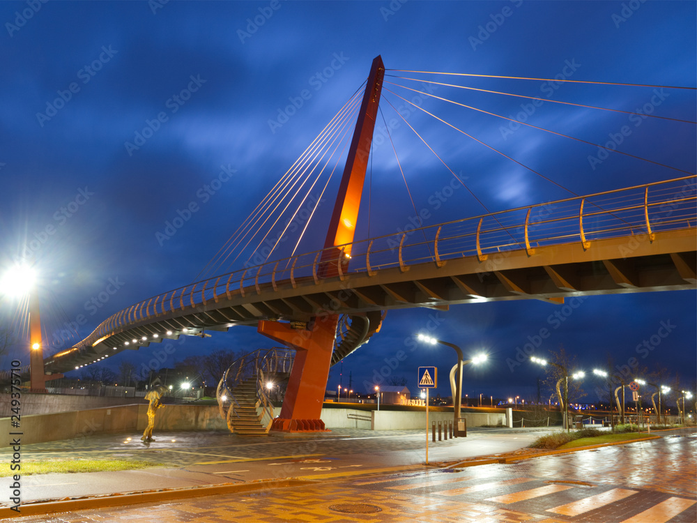 Obraz premium footbridge, Jelgava, Latvia