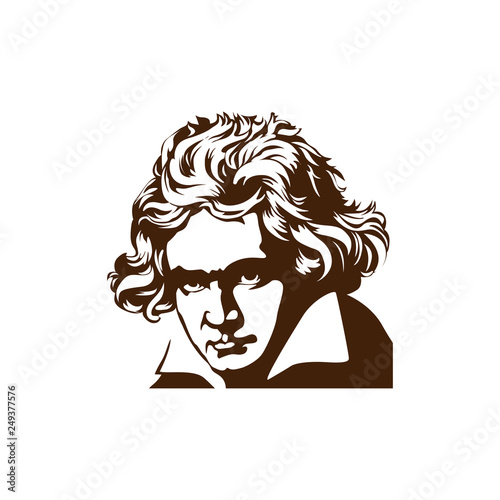 Portrait of Beethoven Portraits of famous historical figure