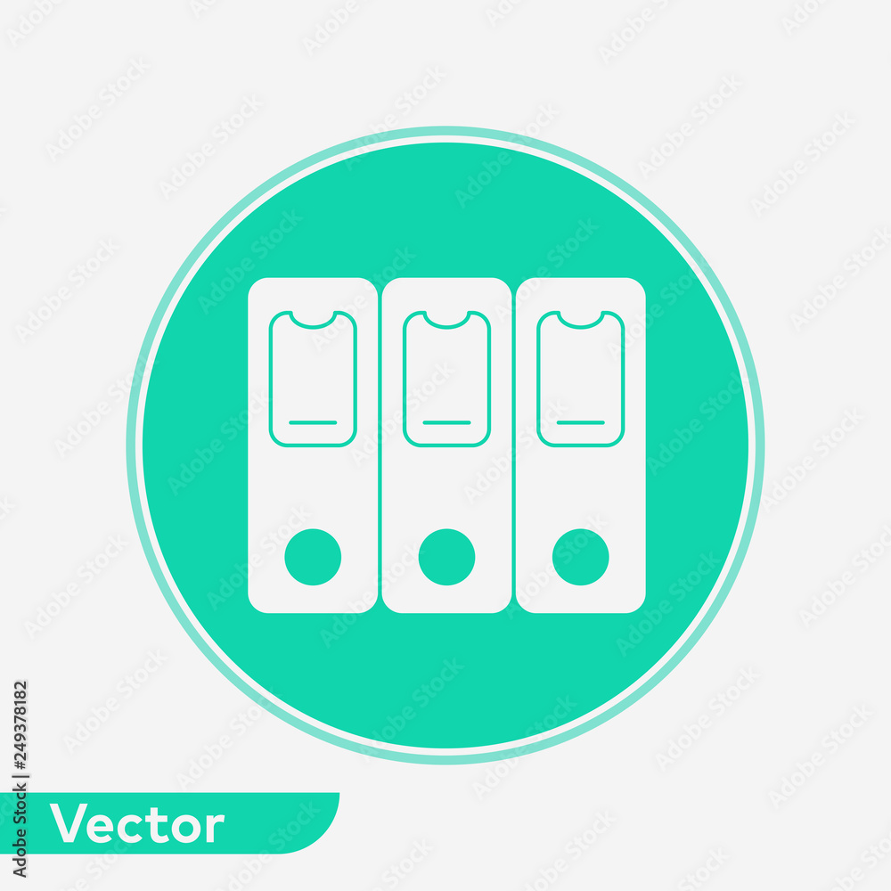Binders vector icon sign symbol Binders vector icon sign symbol