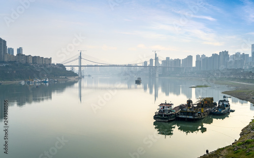 Modern metropolis skyline  Chongqing  China 