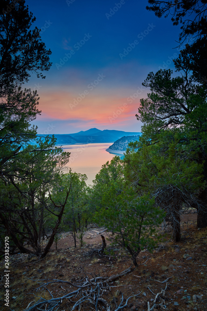 Dusk Over Ridgway Reservoir Dusk Over Ridgway Reservoir