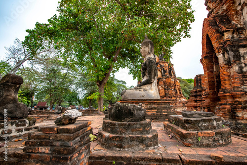 Wat Mahathat Temple in Ayutthaya  Thailand