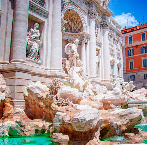 Photography The Trevi Fountain is a fountain in the Trevi district in Rome, Italy