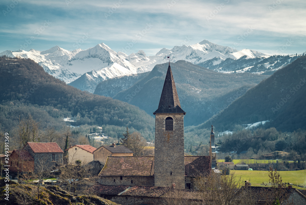 Fototapeta premium village du sud de la France