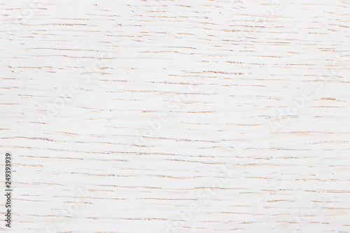 Texture of a white wooden surface. Painted tree. Close-up.