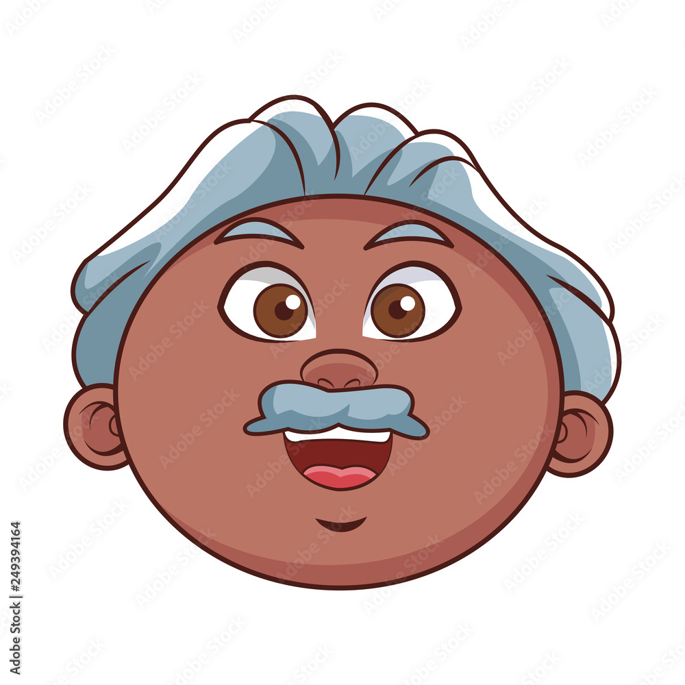 grandfather elder afro head grandfather elder afro head