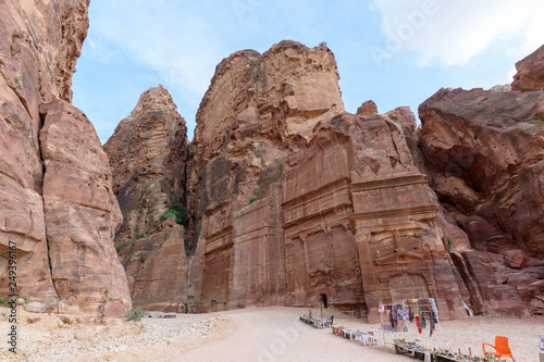 Fotografie Petra, Jordan. Street of Facades