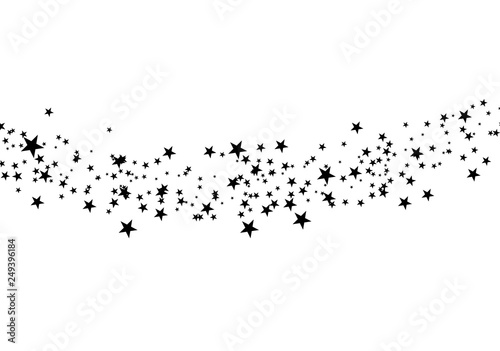 Stars on a white background